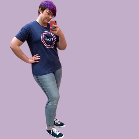 EXPRESS Perfect Curves Leggings High Rise Jeans Blue Side Seam Stripe Raw Hem 12 - Picture 2 of 13